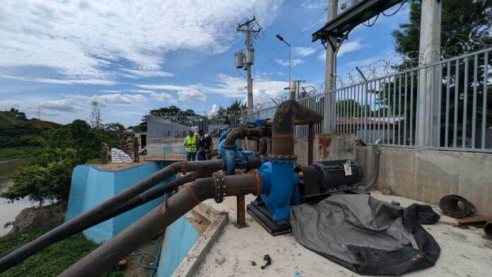 Gobierno inicia pruebas de las nuevas electrobombas del canal La Vigía en Dajabón