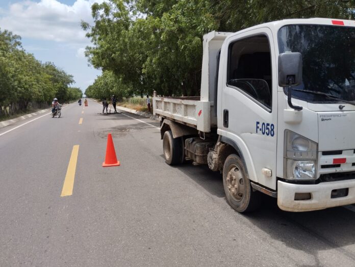 MOPC dispone reparación de tramo presenta deterioro en lacarretera Guayubín-El Copey