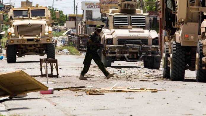 Es el primer choque conocido de las fuerzas de seguridad africanas desde su llegada al país caribeño el mes pasado