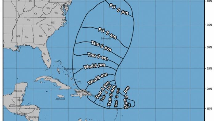 Los efectos de Ernesto llegarán a Puerto Rico la noche de este martes y a República Dominicana el miércoles, según proyecta el Centro Nacional de Huracanes de EE.UU. Los efectos de Ernesto llegarán a Puerto Rico la noche de este martes y a República Dominicana el miércoles, según proyecta el Centro Nacional de Huracanes de EE.UU.