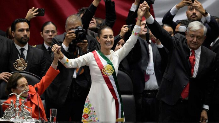 Claudia Sheinbaum asume como la primera mujer presidenta de México