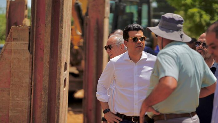 Wellington Arnaud informa avanzan trabajos del alcantarillado sanitario de Mao, provincia Valverde