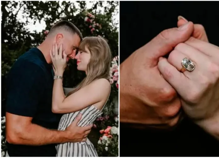 Taylor Swift y Travis Kelce anunciaron su compromiso