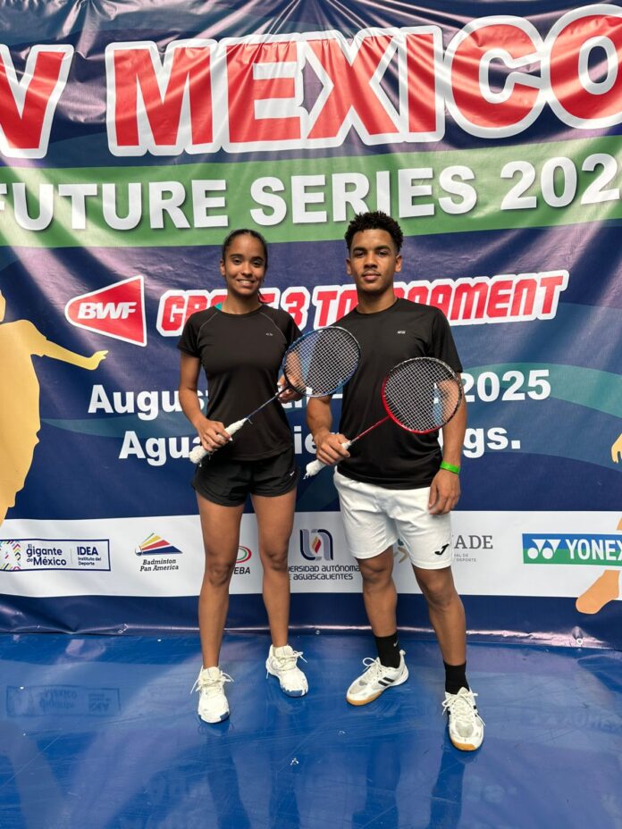 Equipo dominicano de bádminton avanza con fuerza en Aguascalientes buscando medallas y puntos