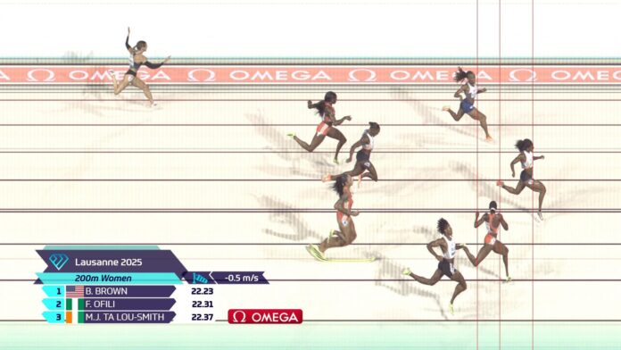 Marileidy Paulino queda en cuarto lugar en los 200 metros de la Liga Diamante