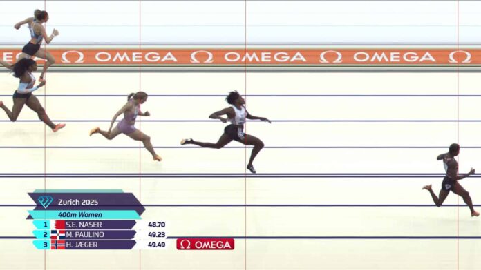 Salwa Eid Naser se impone ante Marileidy Paulino en la final de los 400m de la Liga Diamante