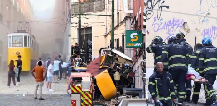 Al menos 15 muertos y 18 heridos en el descarrilamiento de un funicular en Lisboa