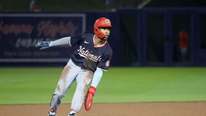 Nasim Nuñez de los Nacionales de Washington.