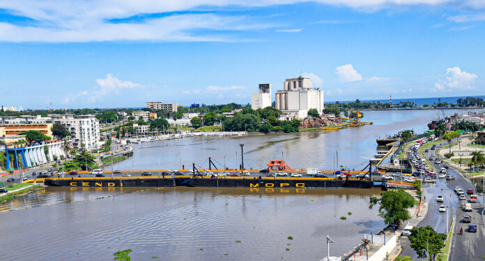 Obras Públicas cierra este sábado Puente Flotante por dos horas