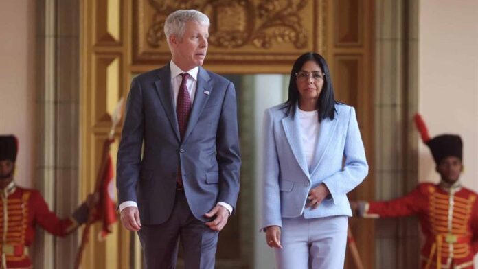 Rodríguez dice que Venezuela y EE.UU. trabajan en una agenda "muy rápida" de cooperación