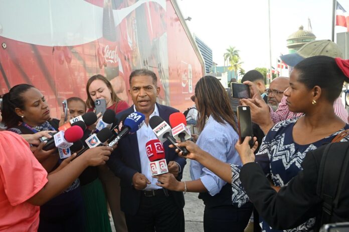 Juan Marte, presidente de Confederación Nacional de trabajadores del transporte