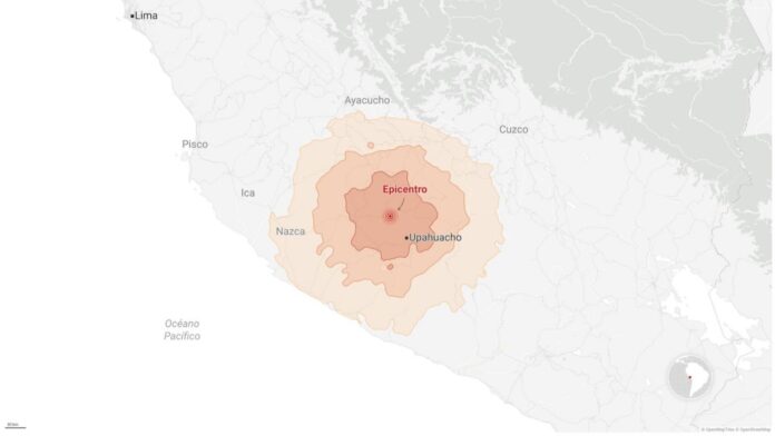 Fuerte terremoto de magnitud 7.2 sacude el sur peruano y se llega a sentir hasta Lima