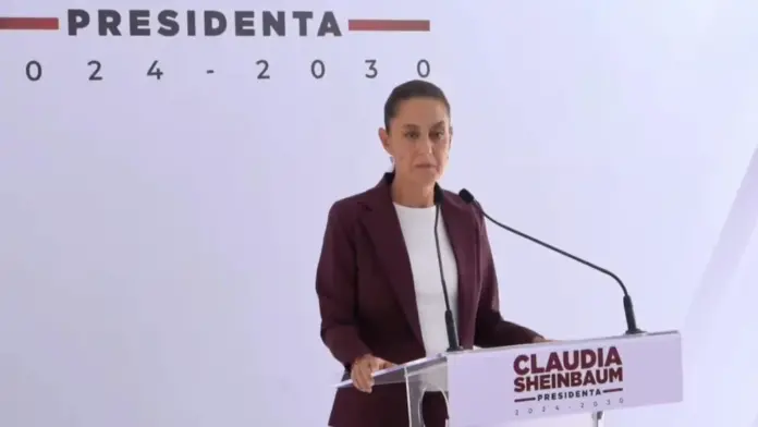 Presidenta electa de México promete a empresarios combatir la extorsión