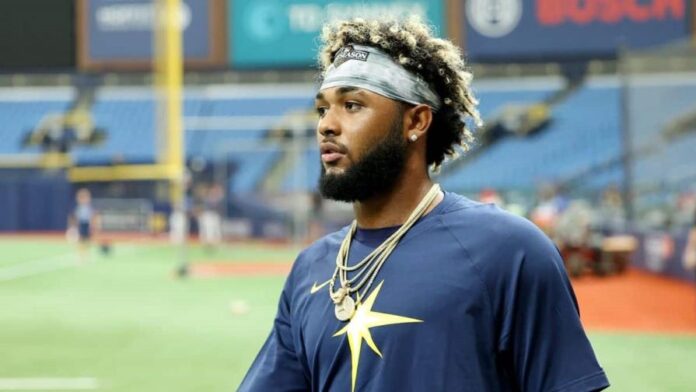 Junior Caminero regresa a MLB con los Rays de Tampa después de una estadía de siete partidos en el 2023 (AP)