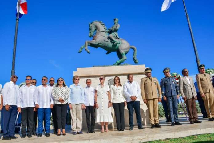 Nacionalistas conmemoran el 185 aniversario del natalicio de Gregorio Luperón
