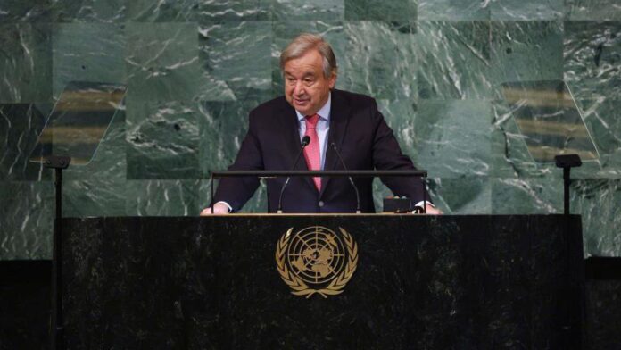 António Guterres dijo que le parece extraño que sea tan difícil financiar una operación policial relativamente pequeña
