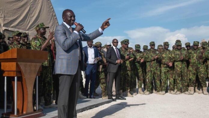Presidente de Kenia anuncia el envío de otros 600 soldados para ayudar con la seguridad de Haití