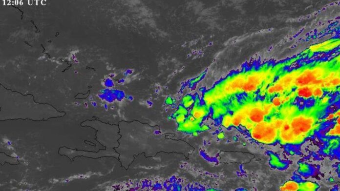 Clima en RD: Varios sistemas en el Caribe mantendrán lluvias en el país. (NASA) Clima en RD: Varios sistemas en el Caribe mantendrán lluvias en el país. (NASA)