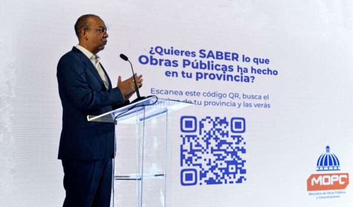MOPC presenta nueva plataforma tecnológica para facilitar a la población conocer obras en todo el país