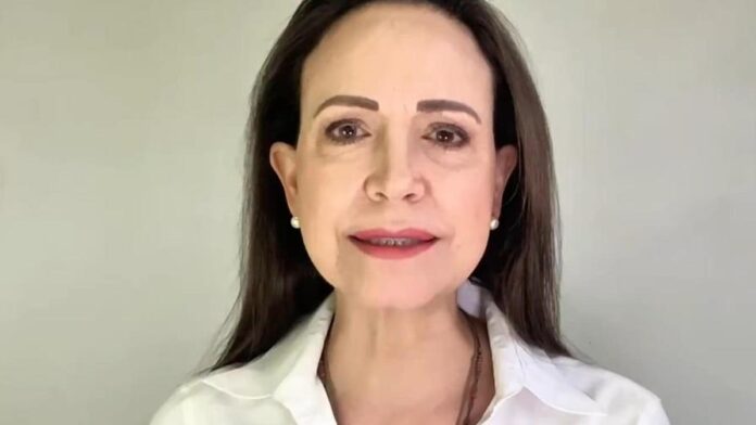 a342f58b1427cd7b6d485deb0199e7f48076cd91w-4fbfb9d7-focus-0-0-896-504 María Corina Machado dice que más del 85 % no votó y pide a militares "abrir paso a la transición"