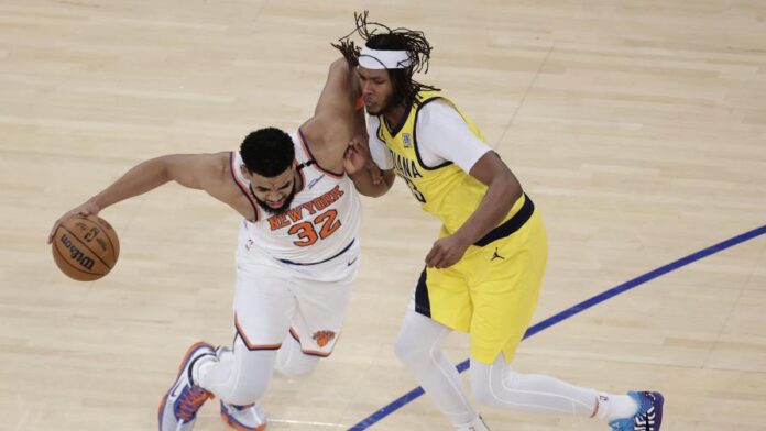 Haliburton opaca a Towns y Pacers vence a Knicks en tiempo extra para ponerse 1-0 en final del Este