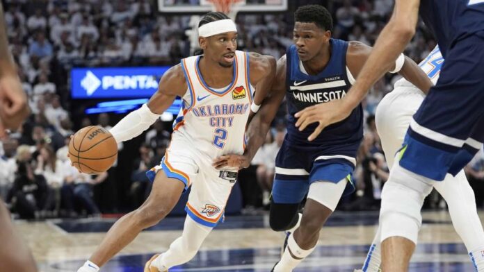 Gilgeous-Alexander anota 34 y Thunder apabulla a Timberwolves para avanzar a Finales de NBA