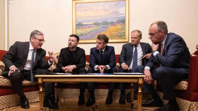 Los líderes europeos ponen en duda la oferta de diálogo de Putin si no hay alto el fuego