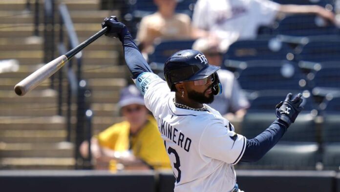 Junior Caminero volvió a hacerlo: su jonrón 34 encendió la remontada de Tampa Bay