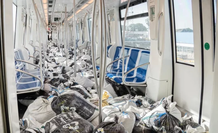 Realizan prueba de carga en el Metro de Los Alcarrizos