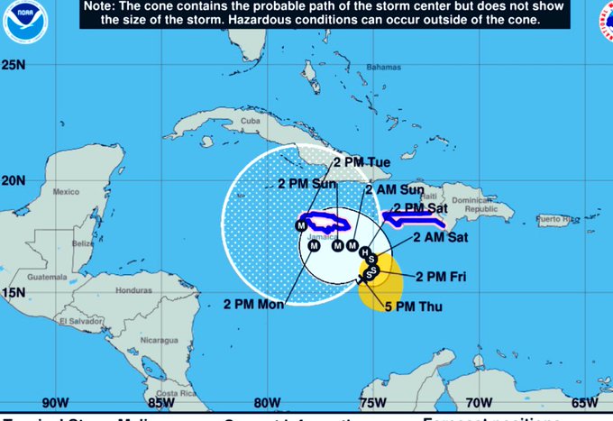 Indomet informa que la tormenta Melissa podría cambiar su trayectoria Indomet informa que la tormenta Melissa podría cambiar su trayectoria