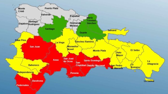 COE mantiene ocho provincias en alerta roja por efectos de la tormenta Melissa COE mantiene ocho provincias en alerta roja por efectos de la tormenta Melissa
