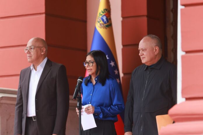 La presidenta encargada ofreció estas cifras en la rendición de la memoria y cuenta del Gobierno y en nombre de Nicolás Maduro La presidenta encargada ofreció estas cifras en la rendición de la memoria y cuenta del Gobierno y en nombre de Nicolás Maduro