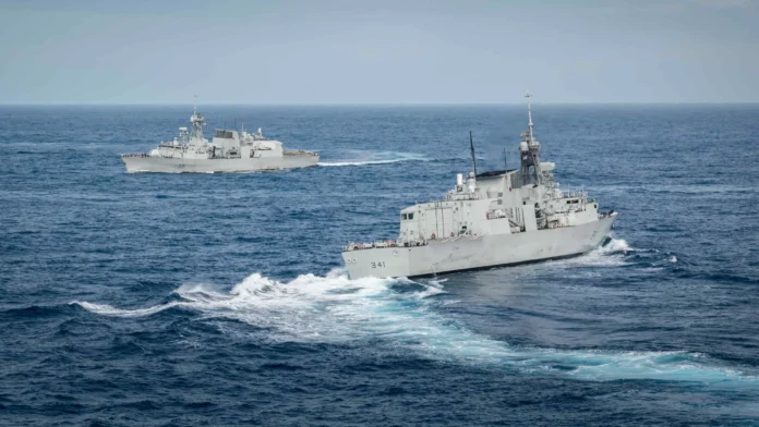 China vigila el tránsito de dos buques militares de EE. UU. por el estrecho de Taiwán