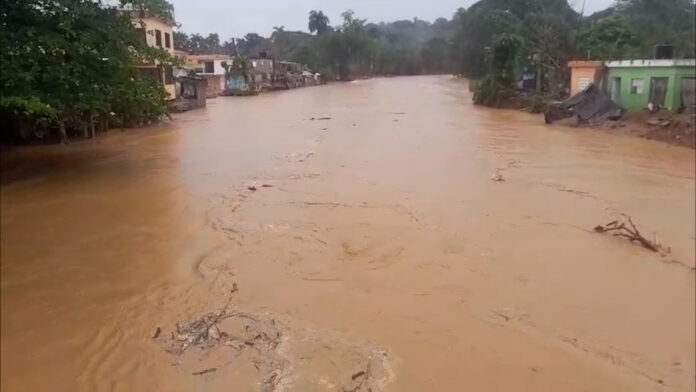 Lluvias causan daños en la zona norte del país