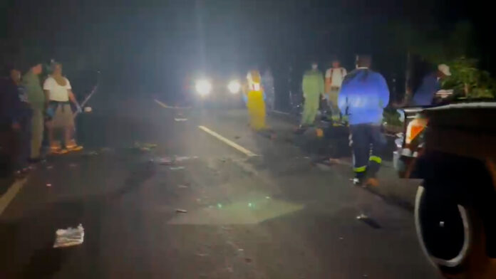 Fallecen dos personas en supuesta carrera ilegal de motocicletas en Bayaguana