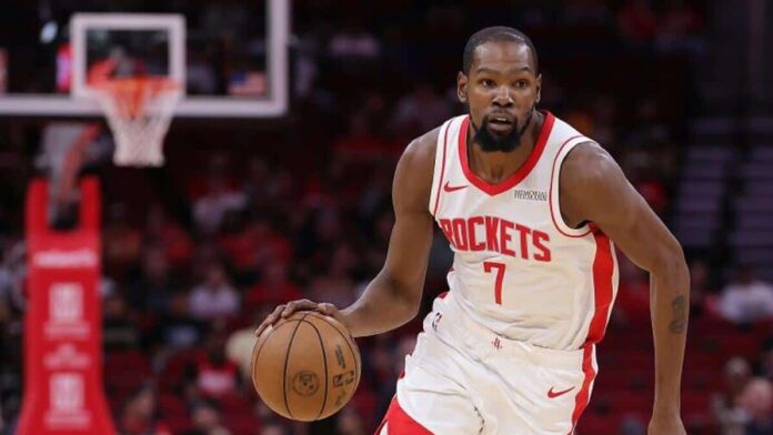 Kevin Durant no estará con Houston en cuarto partido de playoffs