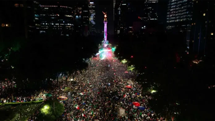 Fiesta total en CDMX tras la histórica victoria del Tricolor