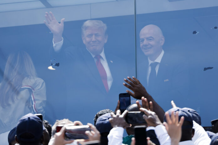 Trump llega a la final del Mundial: "Es difícil apostar contra Messi"