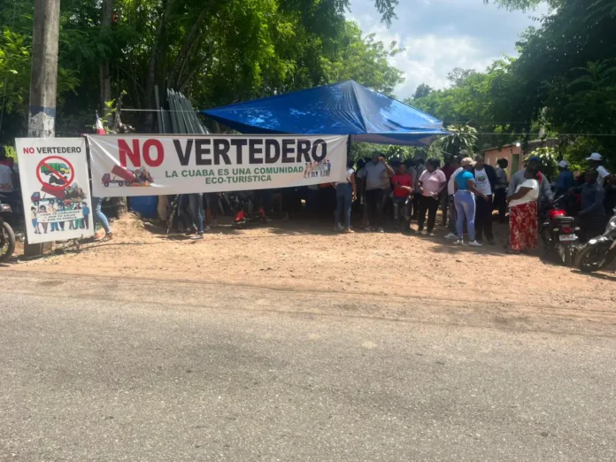 Autoridades de La Cuaba piden al presidente Abinader revocar permisos para vertedero en Los Aguacates